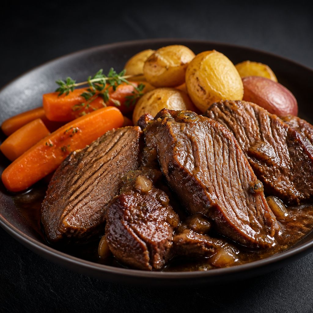 Cooked sliced beef from UK halal supplier